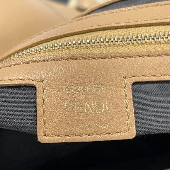 Fendi Baguette Tan Leather 2-way Bag (JB1240) - Picture 8 of 11
